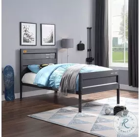 Cargo Gunmetal Full Panel Bed