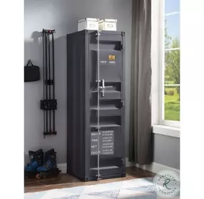Cargo Gunmetal 1 Door Wardrobe