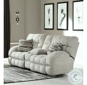 Ashland Buff Lay Flat Reclining Console 86" Loveseat