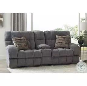 Ashland Granite Lay Flat Power Reclining Console 86" Loveseat