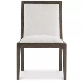 Outline Cream Performance Fabric and Cassel Wooden Frame Side Chair