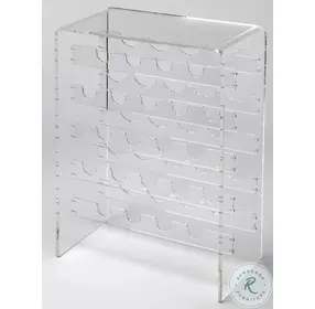 Crystal Clear Acrylic Wine Rack