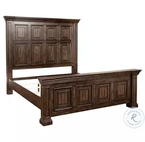 Grand Canyon Heavy Distressing Brownstone Panel Bedroom Set