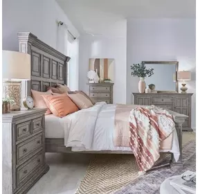 Grand Canyon Graystone 3 Drawer Bedside Chest with USB Charging