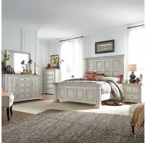 Grand Canyon Whitestone 6 Drawer Dresser with Mirror