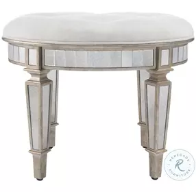 Garbo Mirrored Vanity Stool