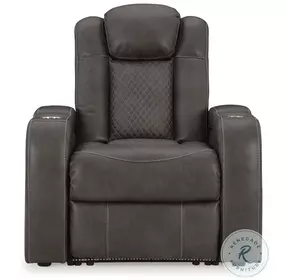Fyne Dyme Shadow Power Recliner with Adjustable Headrest