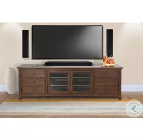 Ember Grace Dark Brown 82" Media Console