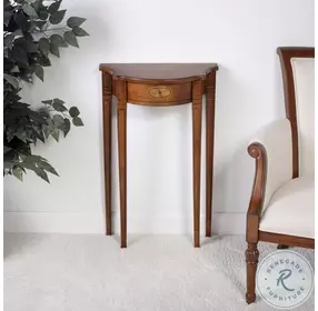 Chester Olive Ash Burl Console Table