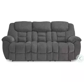 Foreside Charcoal Performance Fabric Reclining Living Room Set