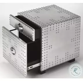 Iconic Silver File Cabinet