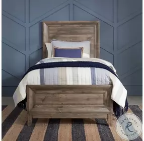 Ridgecrest Cobblestone Twin Panel Bed