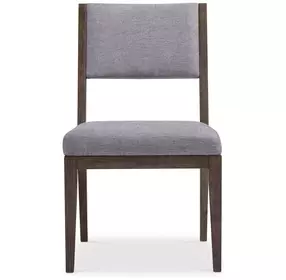 Linea Grey And Cerused Charcoal Side Chair Set of 2