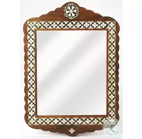 Bone Inlay Gabby Wood Wall Mirror