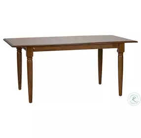 Creations II Tobacco Butterfly Leaf Extendable Dining Room Set