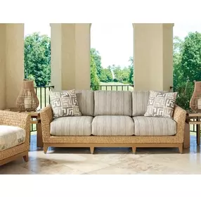 Los Altos Valley View Brown Outdoor 83" Sofa