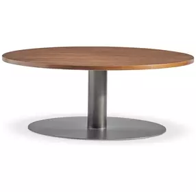 Brasea Lume and Tungsten Round Occassional Table Set