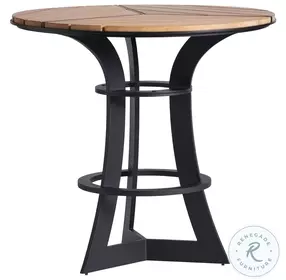 South Beach Dark Graphite Outdoor Bistro Set