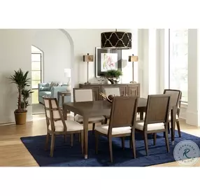 Monterey Mink Performance Fabric Upholstered Side Chair Set Of 2