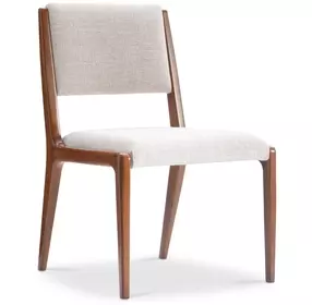 Brasea Beige Performance Fabric Upholstered Side Chair