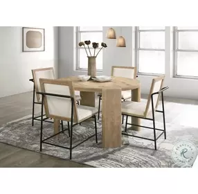 Sloane Driftwood Round Dining Table