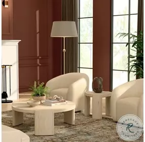 Sloane Driftwood 20" Round End Table