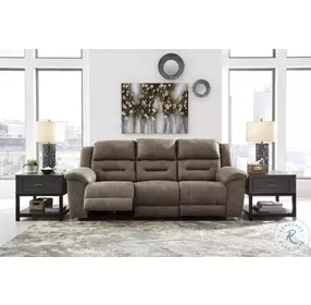 Stoneland Fossil Reclining Living Room Set