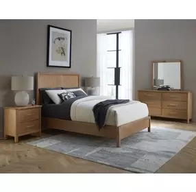 Nordhaven Clear Maple Rectangular Dresser Landscape Mirror