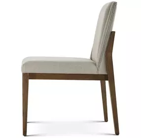 Isola Gray Performance Fabric Upholstered Valeria Dining Side Chair Set of 2