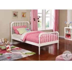 Jones White Twin Platform Bed