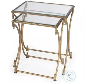 Beverly Gold Nesting Table