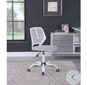 4020 Gray Adjustable Height Computer Chair