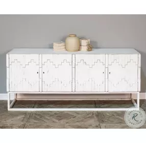 Aztec White Sideboard