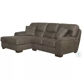 Royce Taupe Small Sectional with LAF Chaise