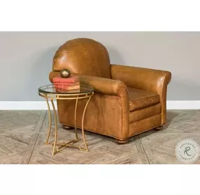 40475 Gold Round Side Table