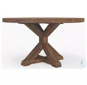 Newberry Medium Brown Round Dining Room Set
