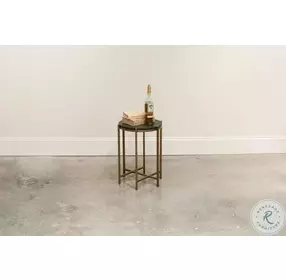 Hobart Green Side Table