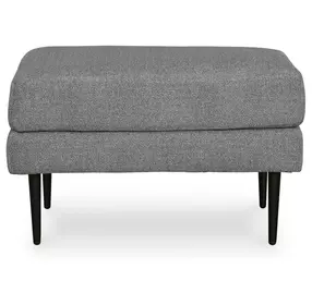 Hazela Charcoal Ottoman