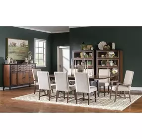 Fenmore Beige Upholstered Side Chair Set of 2