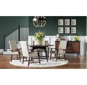 Fenmore Beige Upholstered Arm Chair Set of 2