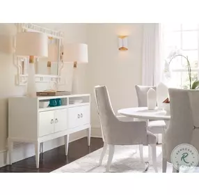 Avondale White Alabaster Cedar Lake Sideboard