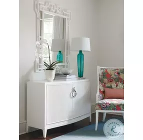 Avondale White Alabaster Hyde Rectangular Mirror