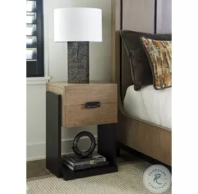 Zanzibar Senegal And Deep Espresso Chatham Night Table