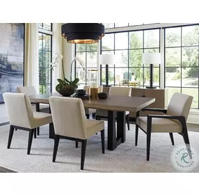 Zanzibar Wheat Latham Upholstered Arm Chair