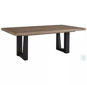 Zanzibar Senegal And Deep Espresso Wellesley Extendable Rectangular Dining Room Set