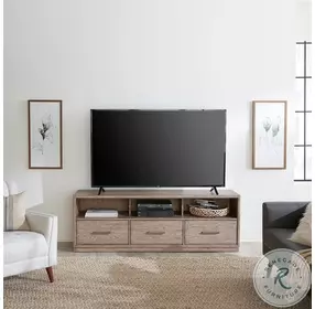 Cityscape Burnished Beige Entertainment TV Stand