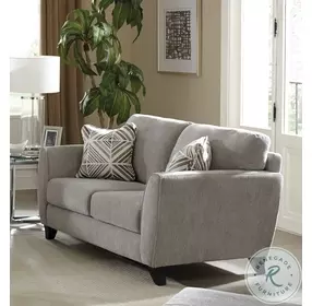 Alyssa Pebble And Slate 68" Loveseat