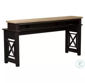 Heatherbrook Charcoal And Ash Console Bar Set