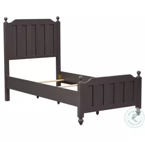 Garden View Dark Gray Youth Poster Bedroom Set