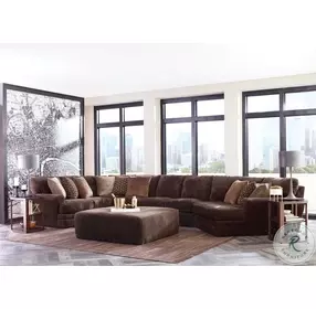 Mammoth Chocolate 51" Cocktail Ottoman